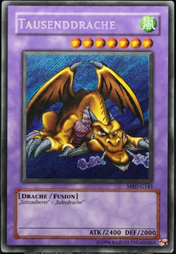 Yu-Gi-Oh! Tausenddrache MRD-G143 Secret Rare [PL] OG 2002 Print Old | DE 2002 - Image 1