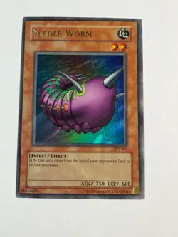 Yugioh Needle Worm TP3-001 Ultra Rare Promo NM - Image 1