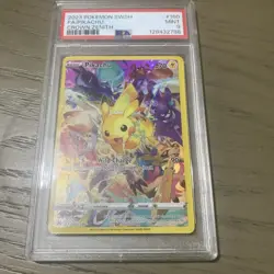 Pokemon Pikachu TCG Card Crown Zenith Holo Secret Rare 160/159 PSA 9 Mint - Image 1