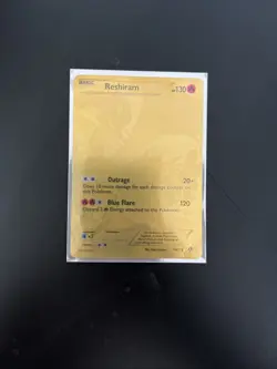 Reshiram 114/113 Legendary Treasures Gold Secret Rare Full Art Holo Pokemon Card - Image 1