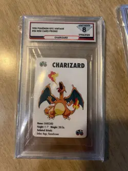 Graded 1998 KFC Promo Mini Pokemon Card Lot - DSG8 Charizard & DSG10 Scyther - Image 3