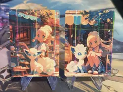 Pokemon Lillie Anima Waifu Doujin ACG DIY Trainer Full Art Card set New - Image 1