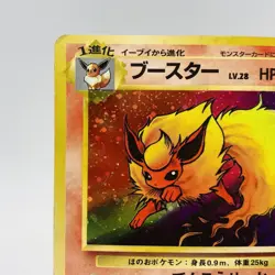 Pokemon Cards Flareon No.136 Holo Pokemon Jungle 1997 Old Back VG Japanese i241 - Image 2