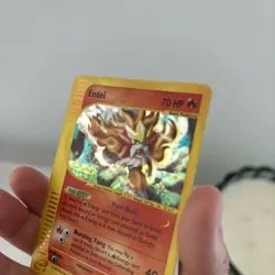 Entei Holo Rare ESeries Vintage Pokemon TCG Card Aquapolis H8/H32 MP - Image 3