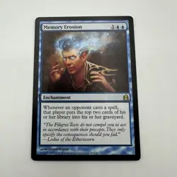 Memory Erosion- Shards of Alara- LP- Mtg Magic The Gathering Card - Image 1
