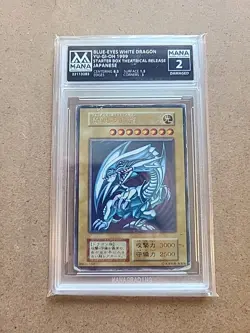 MANA 2 Blue-Eyes White Dragon Starter Box 1999 Japanese Graded Card - Image 1