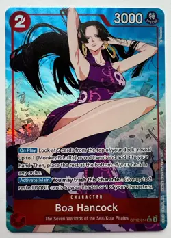 Boa Hancock (Alt Art) OP12-014 SR Legacy of the Master - ONE PIECE Card ENGLISH - Image 1
