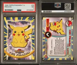Pikachu 25 - PSA 7 - Topps Series TV - Pokemon Card - Image 1