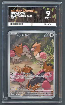 Pokemon Cards - ACE 9 Spearow 151/132 - Mega Evolution - MINT - PSA BGS CGC - Image 1