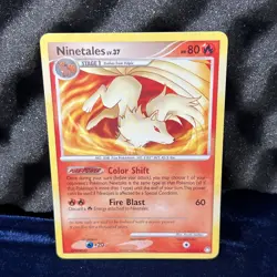 Ninetales 32/123 Mysterious Treasures Non Holo Rare Pokemon Card - Image 1