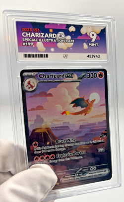 Pokemon Cards - ACE 9 Charizard EX 199/165 - 151 SIR - MINT - PSA BGS CGC - Image 3