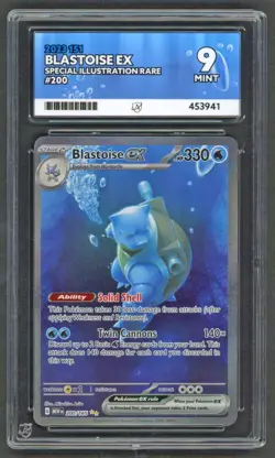 Pokemon Cards - ACE 9 Blastoise EX 200/165 - 151 SIR - MINT - PSA BGS CGC - Image 1