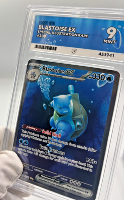 Pokemon Cards - ACE 9 Blastoise EX 200/165 - 151 SIR - MINT - PSA BGS CGC - Image 5