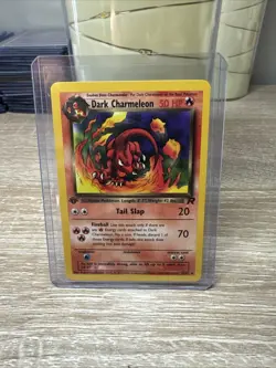 Pokemon 1st Edition Dark Charmeleon TCG Card 32/82 Team Rocket - Image 1