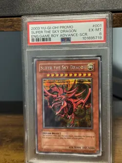Slifer the Sky Dragon GBI-001 Secret Rare Card PSA - Image 1