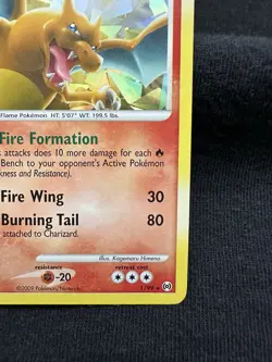 Pokemon Charizard LV.60 Platinum Arceus Cracked Ice Holo Rare Card 1/99 - Image 5