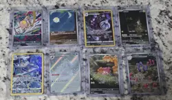 Pokemon Scarlet & Violet Illustration Rare LOT (8 CARDS) ALL NM - Image 1