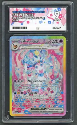 Pokemon Cards - ACE 9 Sylveon Ex 156/131 - Prismatic Evolutions SIR - MINT - PSA - Image 1
