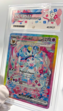 Pokemon Cards - ACE 9 Sylveon Ex 156/131 - Prismatic Evolutions SIR - MINT - PSA - Image 5