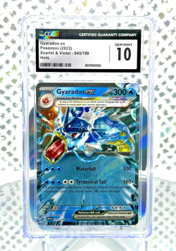 CGC 10 Gyarados EX 045/198 Scarlet & Violet Full Art Double Rare Pokemon Card - Image 1