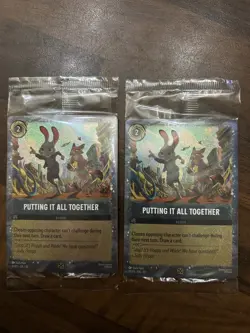 Disney Lorcana Sealed "Putting It All Together" Zootropolis 2 Movie Promo Card - Image 1