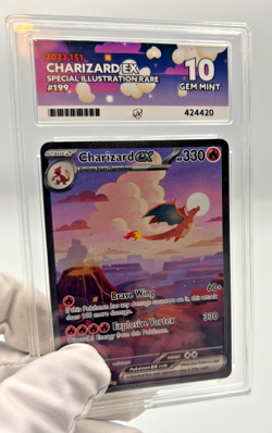 Pokemon Cards - ACE 10 Charizard EX 199/165 - 151 SIR - GEM MINT - PSA BGS CGC - Image 3