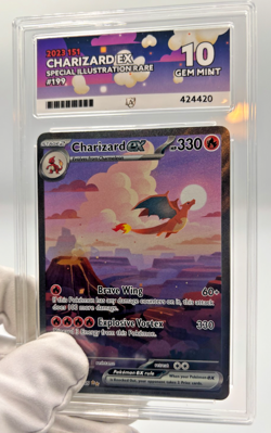 Pokemon Cards - ACE 10 Charizard EX 199/165 - 151 SIR - GEM MINT - PSA BGS CGC - Image 4