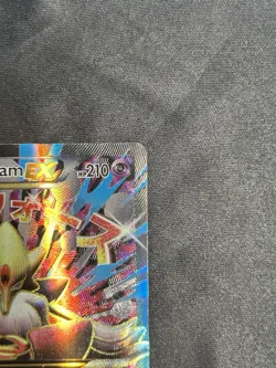Pokemon Mega M Alakazam EX Full Art Holo Card 118/124 XY Fates Collide - Image 3
