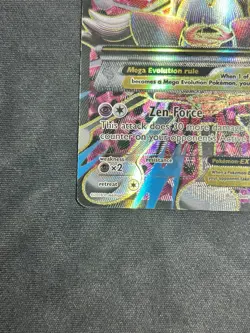 Pokemon Mega M Alakazam EX Full Art Holo Card 118/124 XY Fates Collide - Image 5