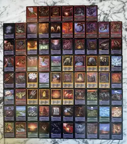 Huge Lot 76 Vintage WYVERN CCG Chameleon Expansion Set Cards NICE!! - Image 1