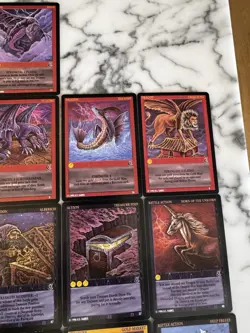 Huge Lot 76 Vintage WYVERN CCG Chameleon Expansion Set Cards NICE!! - Image 5