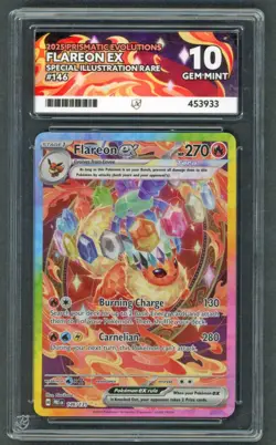 Pokemon Cards - ACE 10 Flareon EX 146/131 - Prismatic Evolutions - PSA BGS CGC - Image 1
