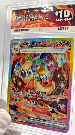 Pokemon Cards - ACE 10 Flareon EX 146/131 - Prismatic Evolutions - PSA BGS CGC - Image 5