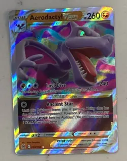 Aerodactyl VSTAR 093/196 Lost Origin Ultra Rare Holo Pokemon TCG Card NM - Image 1