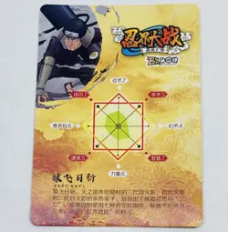 Hiruzen Sarutobi Naruto Trading Card HYEX01-SR14 Super Rare Holo Tc5 - Image 2