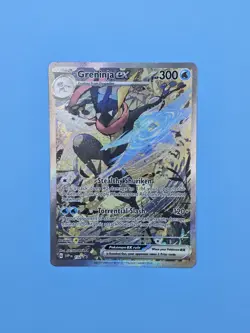 Greninja EX SVP132 Pokemon Card Shrouded Fable Black Star Promo Evolution Set - Image 2