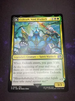 MTG * Exdeath, Void Warlock Final Fantasy * 1X * NM - Image 1