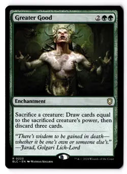 Greater Good 223 Commander: Bloomburrow LP - Image 1