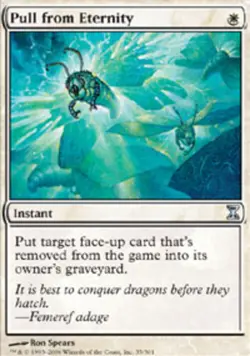 Pull from Eternity NM, English MTG Time Spiral - Image 1