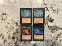 Mtg Hymn To Tourach x4 - Magic the Gathering Hymn To Tourach Playset Played - Image 1