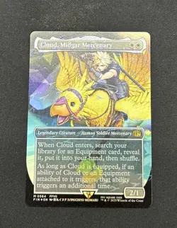 Mtg Cload Midgard Mercenary Chocobo Tracks Foil - Image 1