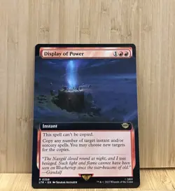 MTG LTR 0358 - “Display of Power” - Extended Art - Non-FOIL - Image 1