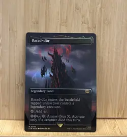 MTG LTR 340 - “Barad Dur” - Borderless -FOIL - Image 1