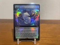 SHIPS TODAY! Herald's Horn FINAL FANTASY MTG Promo WPN Extended Art Buy-A-Box - Image 1