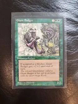 Giant Badger (Book) Promo MTG Rare MAGIC THE GATHERING - Image 1