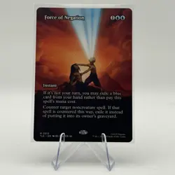MTG Avatar - Force of Negation (Borderless) - TLE - NM - Image 1