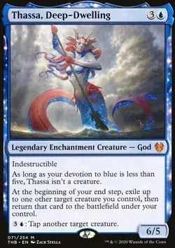 1x Magic the Gathering Thassa, Deep-Dwelling Theros Beyond Death N/NM Unplayed - Image 1