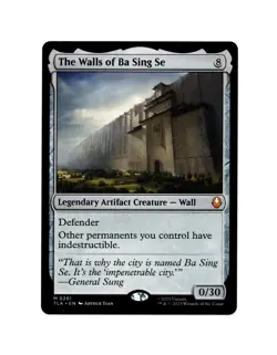 MTG Avatar TLA 0261 The Walls of Ba Sing Se Regular - Image 1