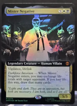 Mister Negative #274 Marvel's Spider-Man Extended Art Foil Mythic - Image 1