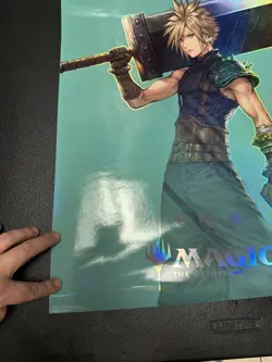 Magic the Gathering x Final Fantasy Foil Posters | Cloud | - Image 5